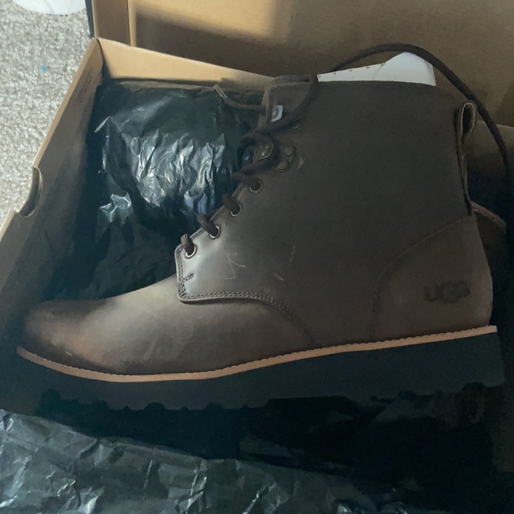 Ugg Ritter Boots Brown Leather Men’s sz10